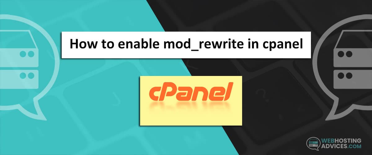 How to enable mod_rewrite in cPanel