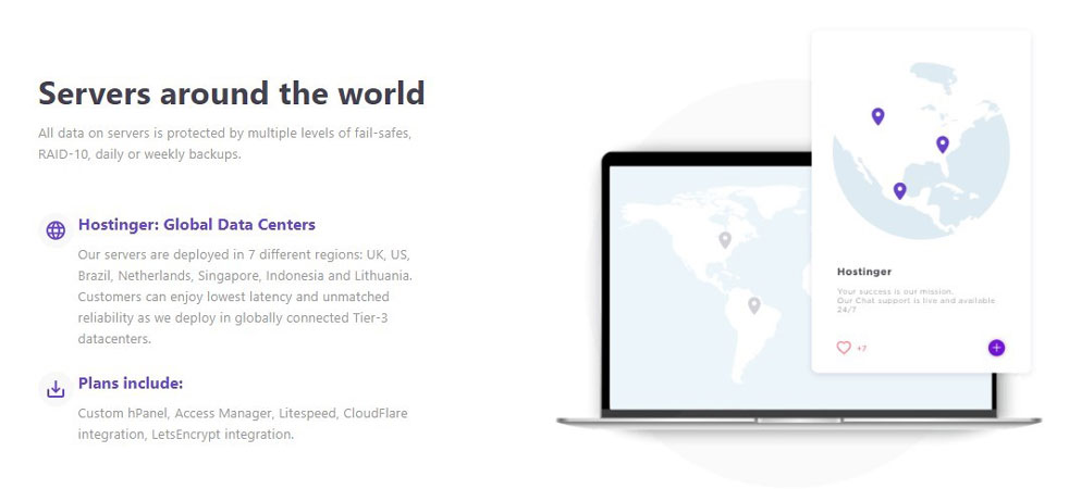 hostinger data centers