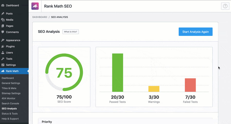 rank math for blog seo