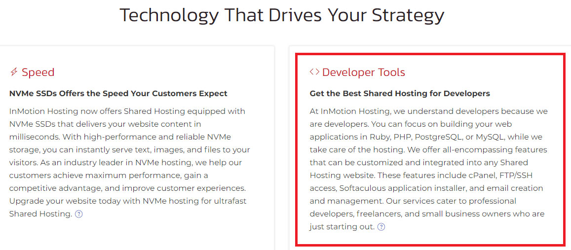 developer tools available