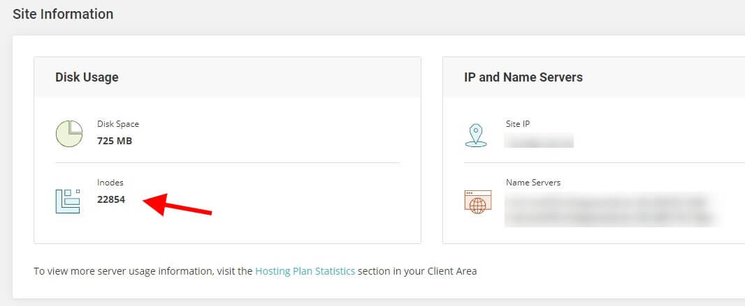 siteground inodes site information