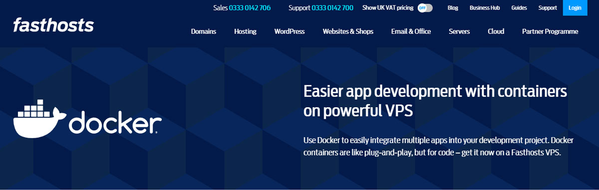 fasthosts docker vps