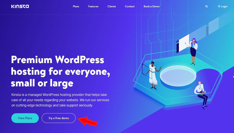 kinsta wordpress trial