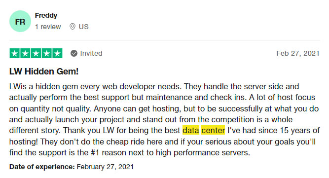 liquid web data center review