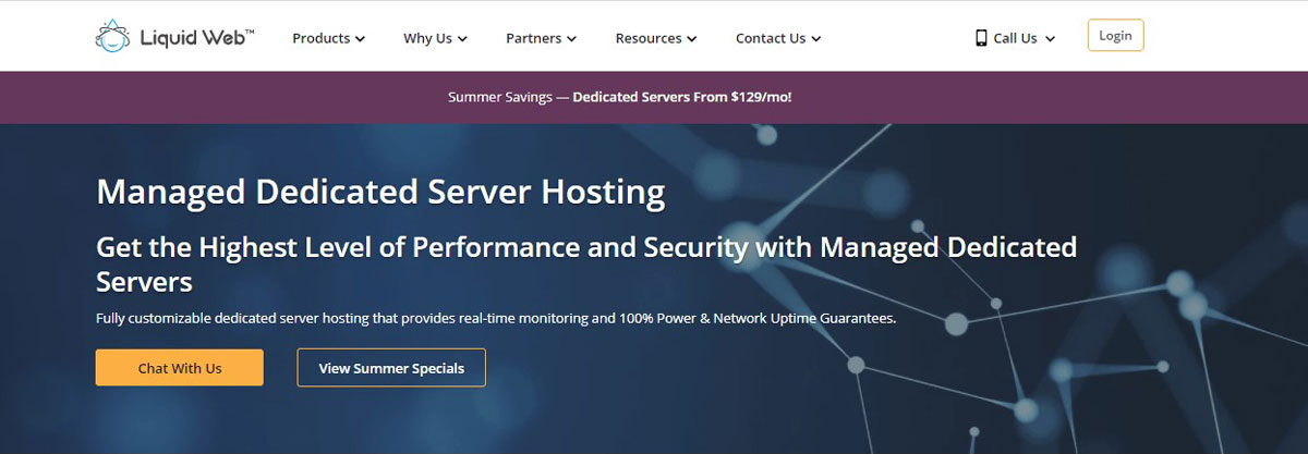 liquid web dedicated hosting litespeed