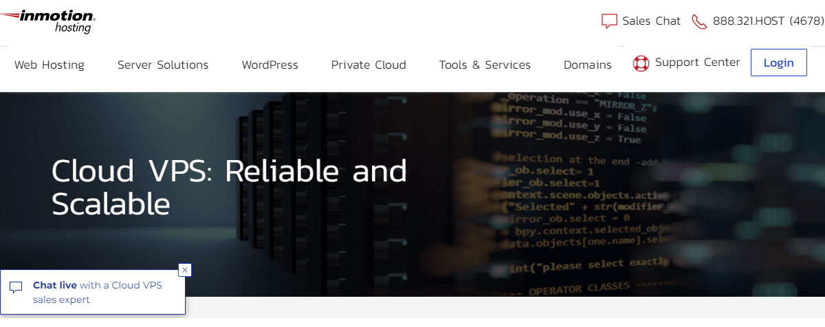 inmotion cheap vm hosting