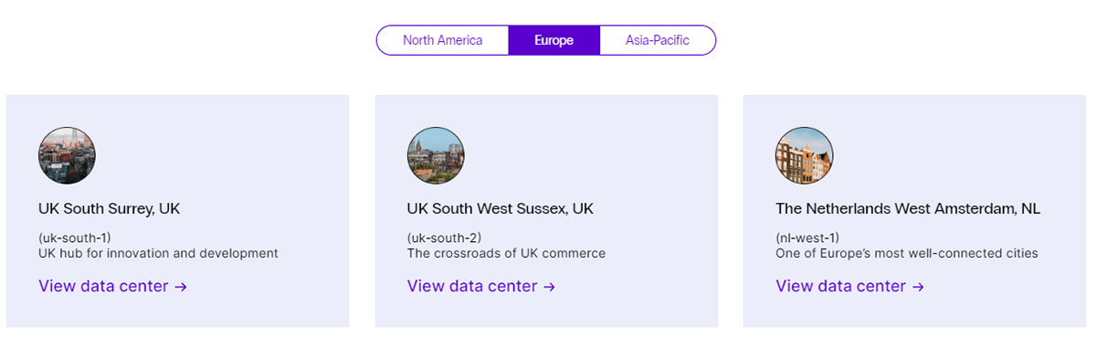 nexcess data centers in europe