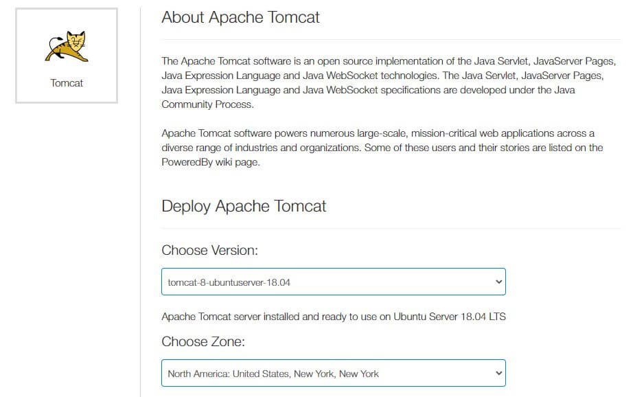 kamatera tomcat apache deployment