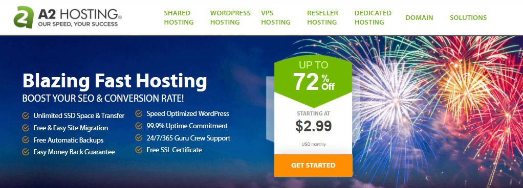a2hosting shared hosting