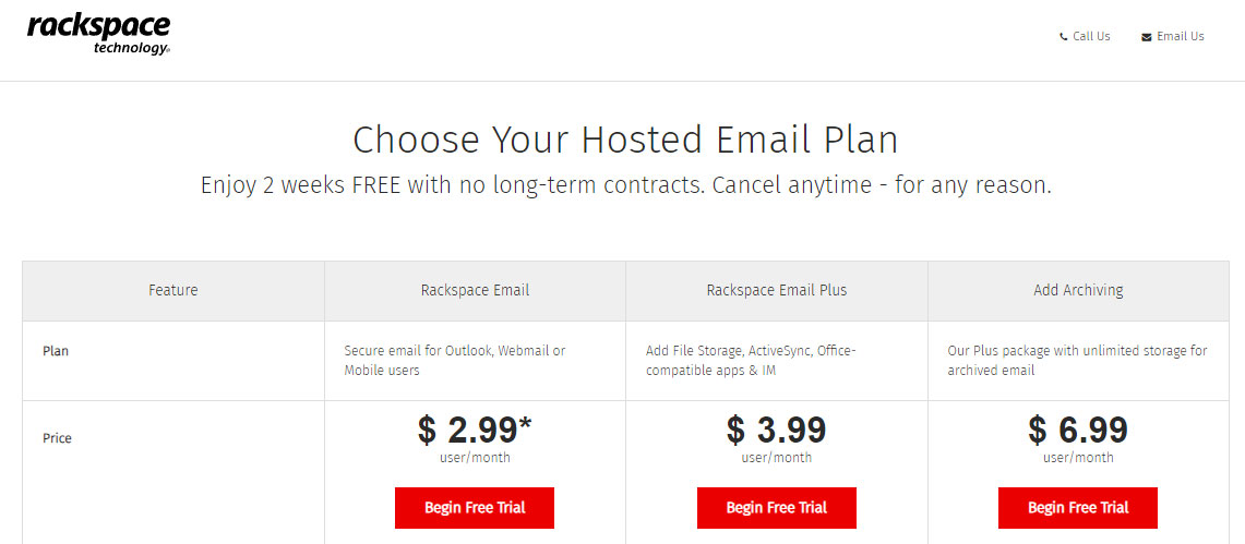 rackspace an alternative to bluehost