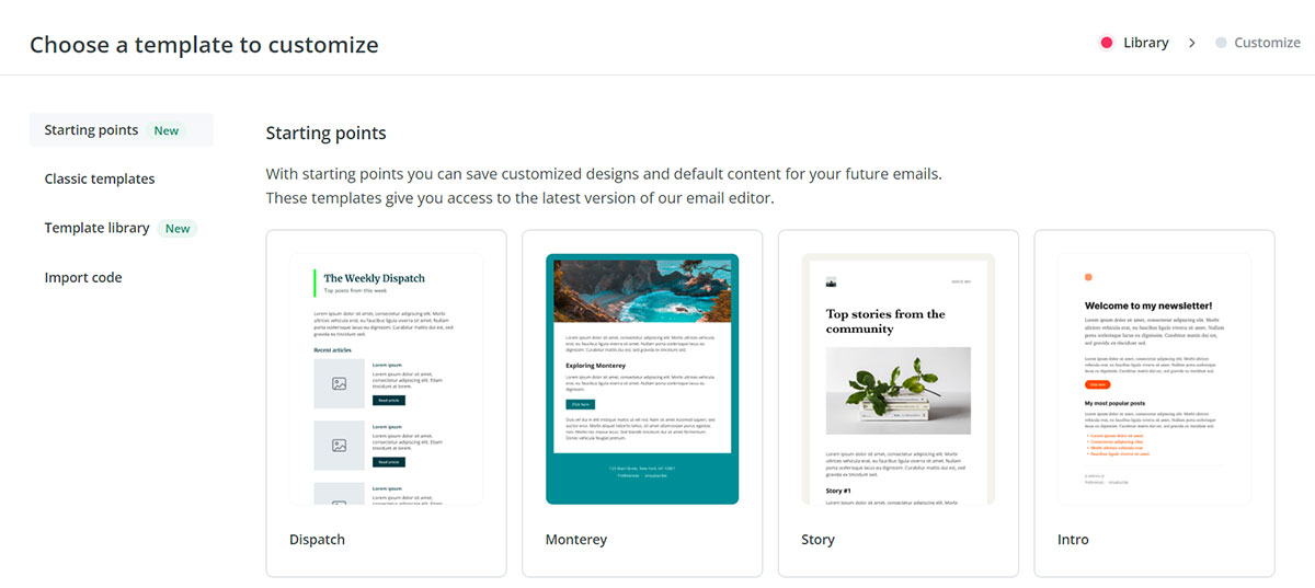 email template samples