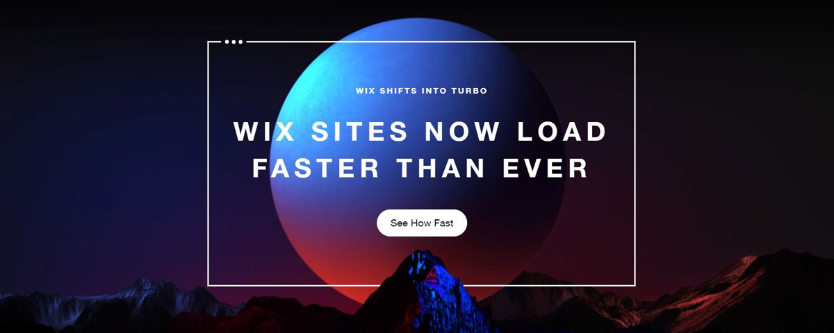 wix turbo fast loading speed