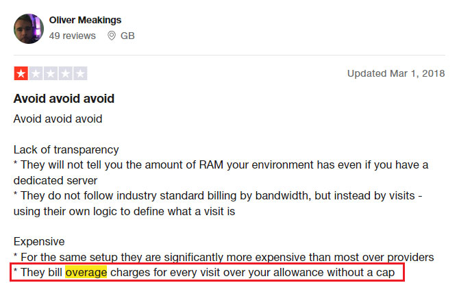 wp engine overages review