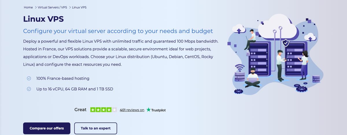 ikoula linux vps