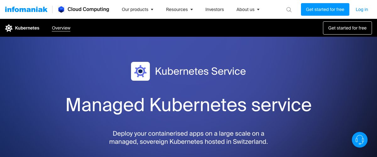 infomaniak managed kubernetes