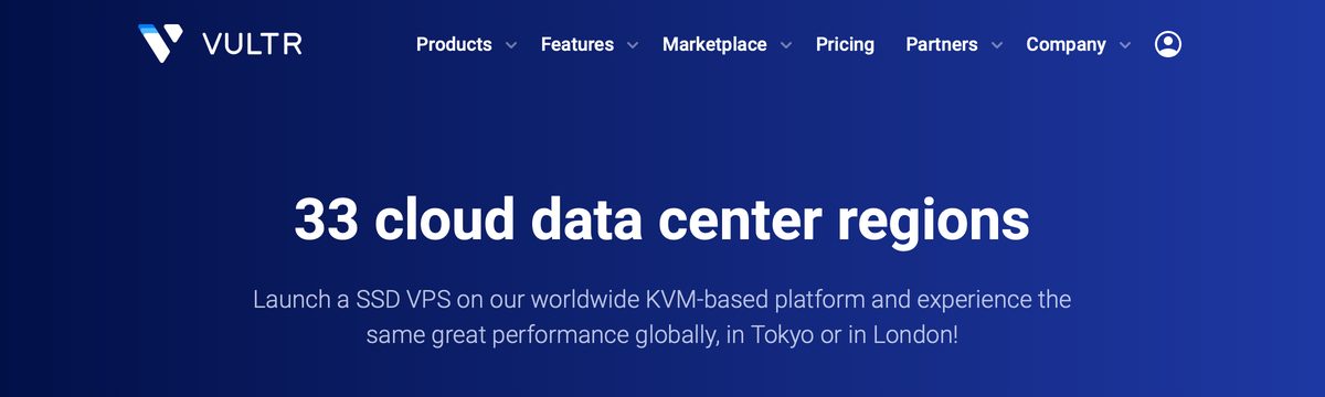 vultr 33 cloud data center regions