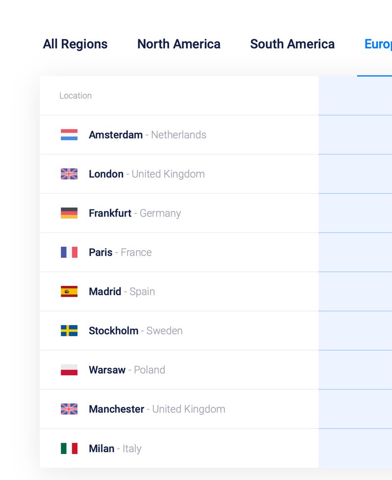 vultr europe data centers