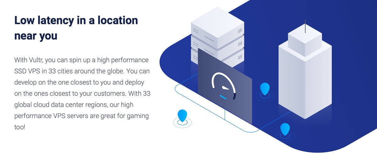 vultr low latency closest region