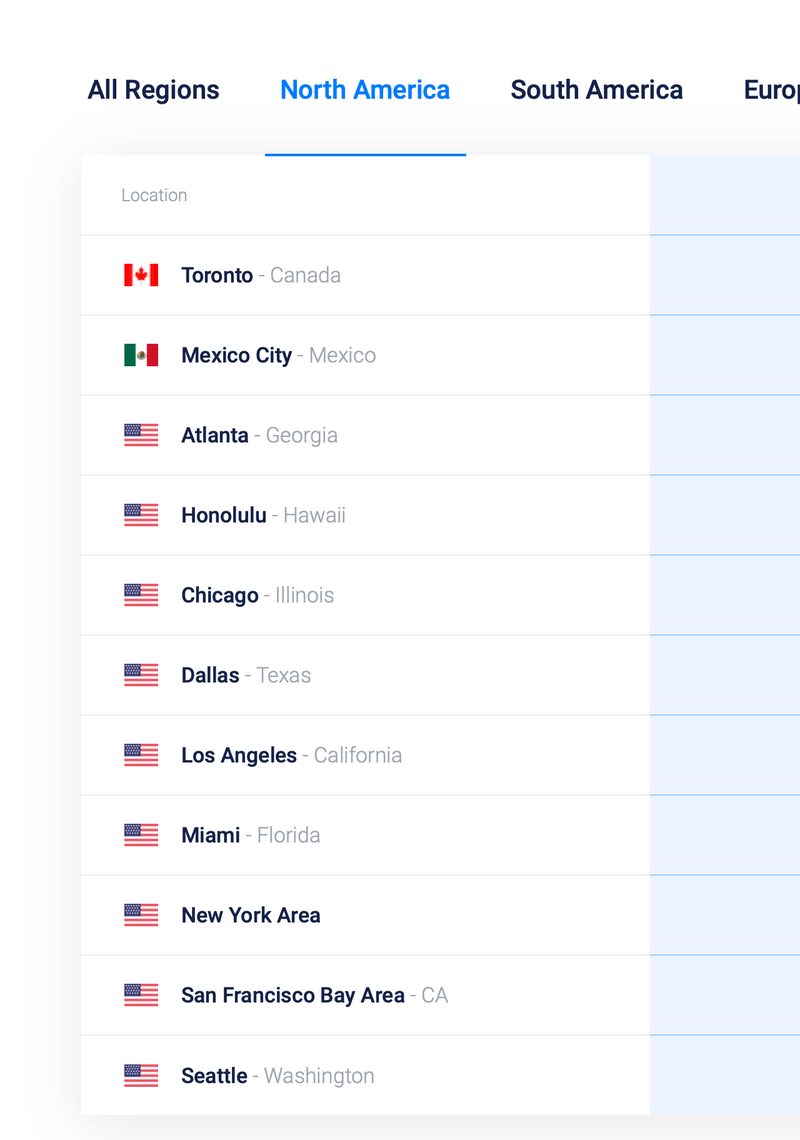 vultr north america data centers