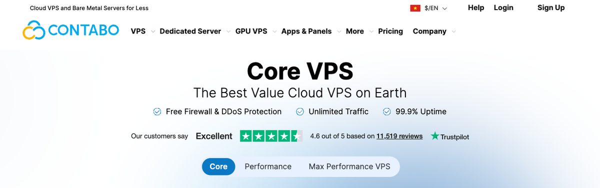 contabo unlimited traffic vps