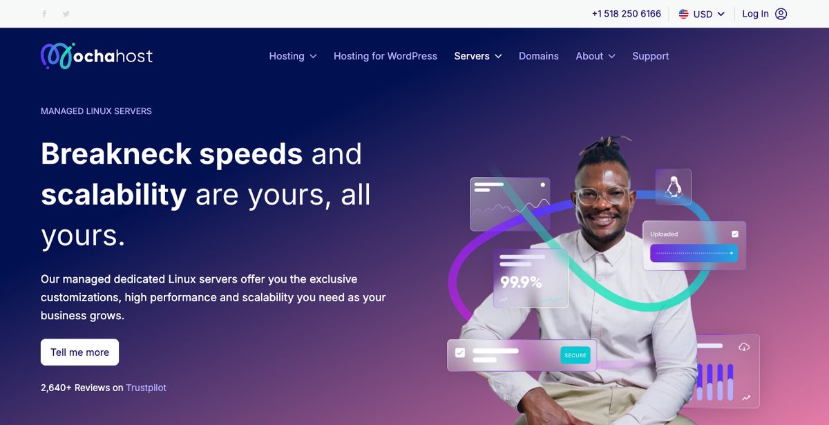 mochahost managed linux vps