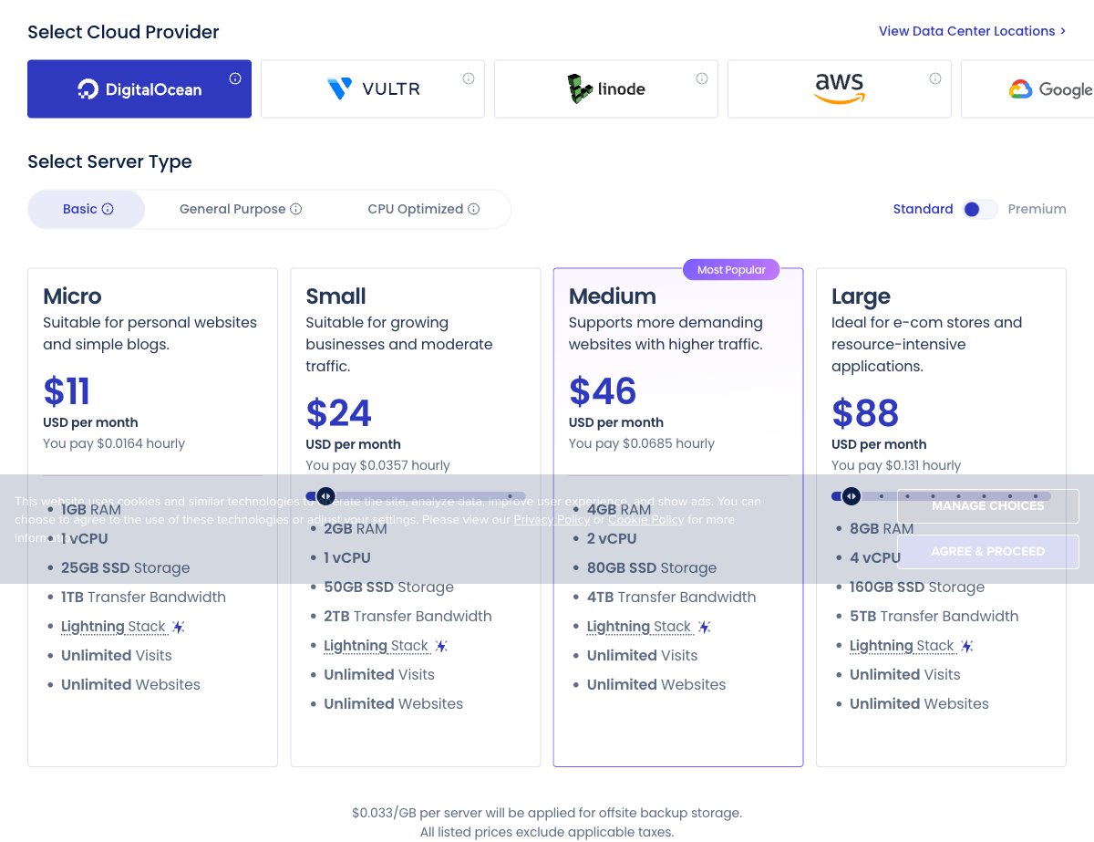 cloudways pricing digitalocean