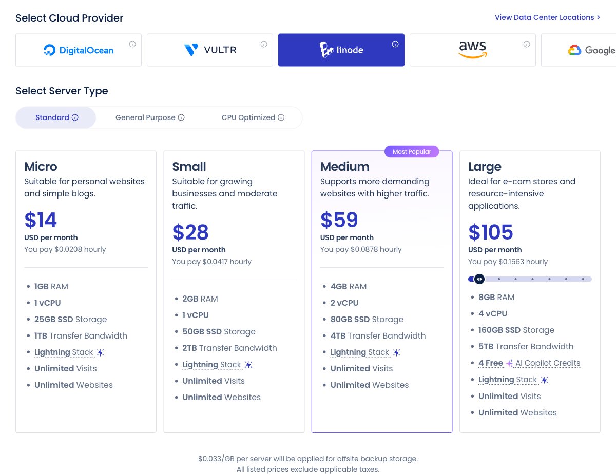 cloudways pricing linode