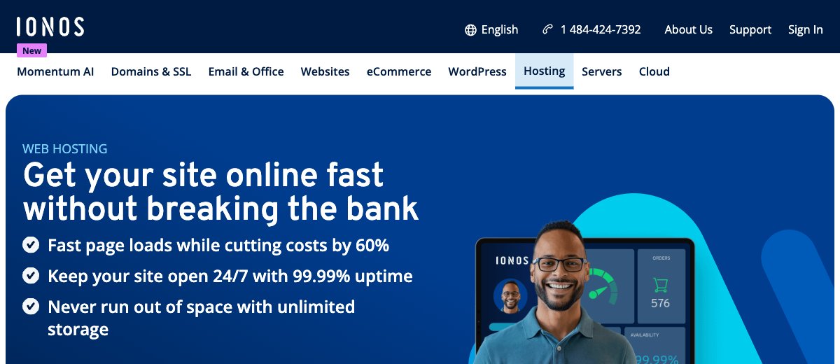 ionos web hosting