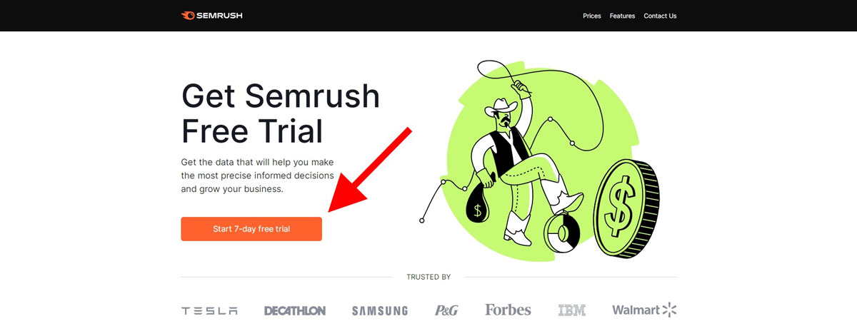 semrush 30 days free trial