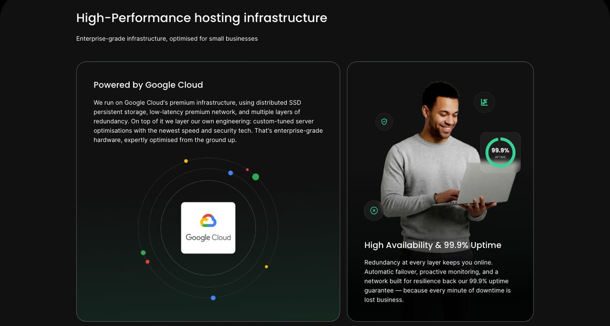 siteground google cloud hosting infrastructure