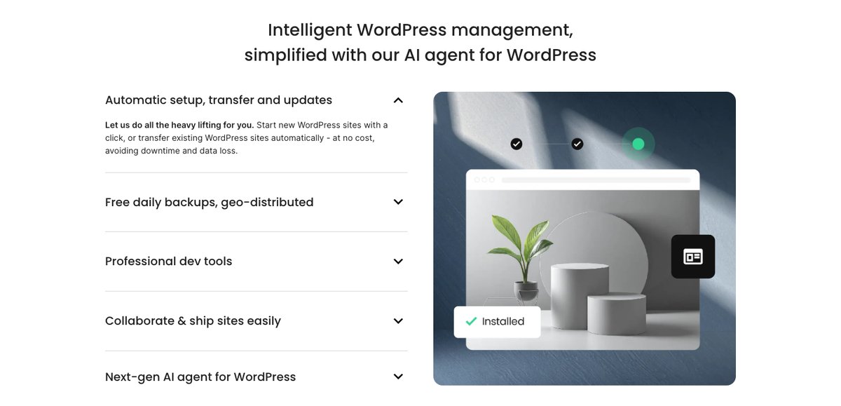 siteground managed wordpress features
