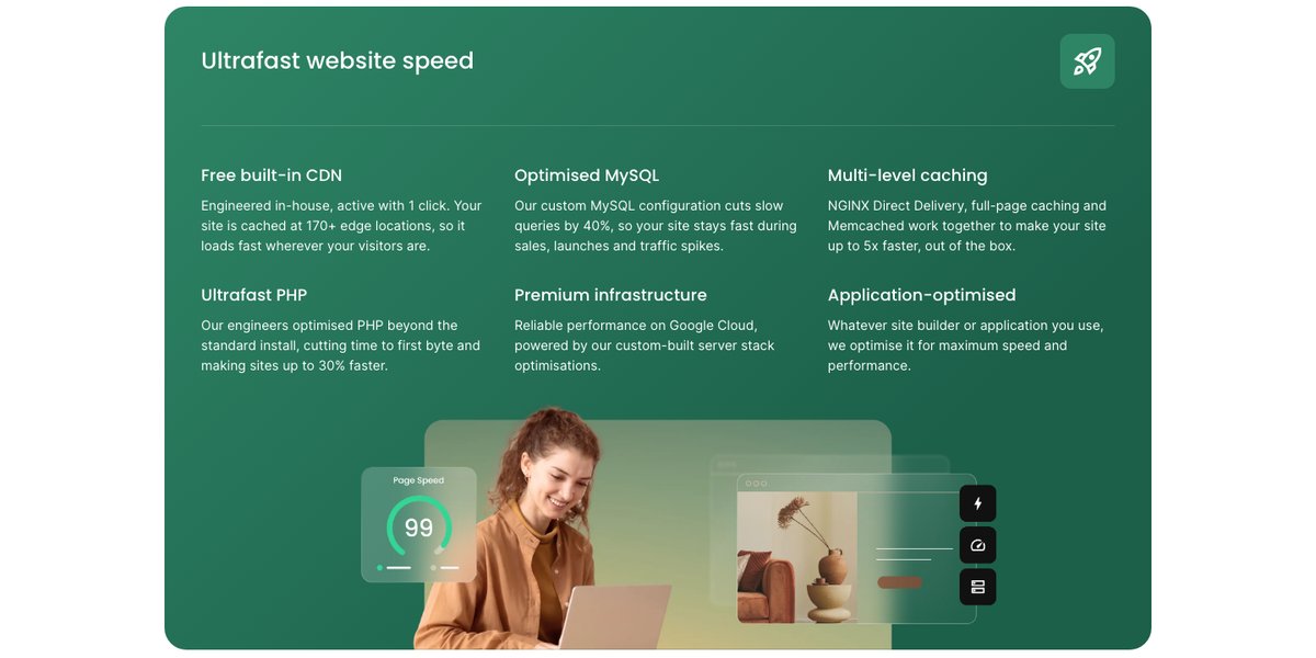 siteground speed features cdn caching php
