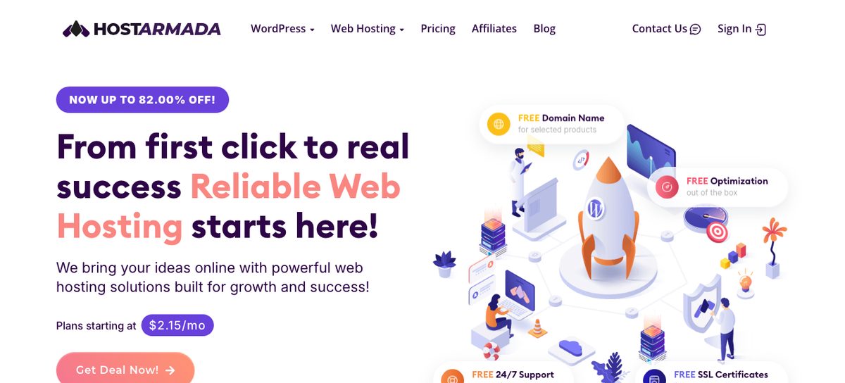 hostarmada homepage 2026