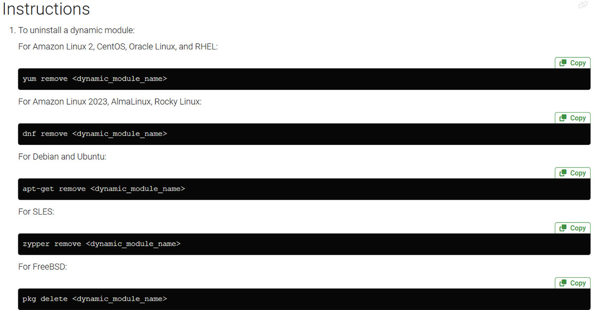 delete faulty plugins modules