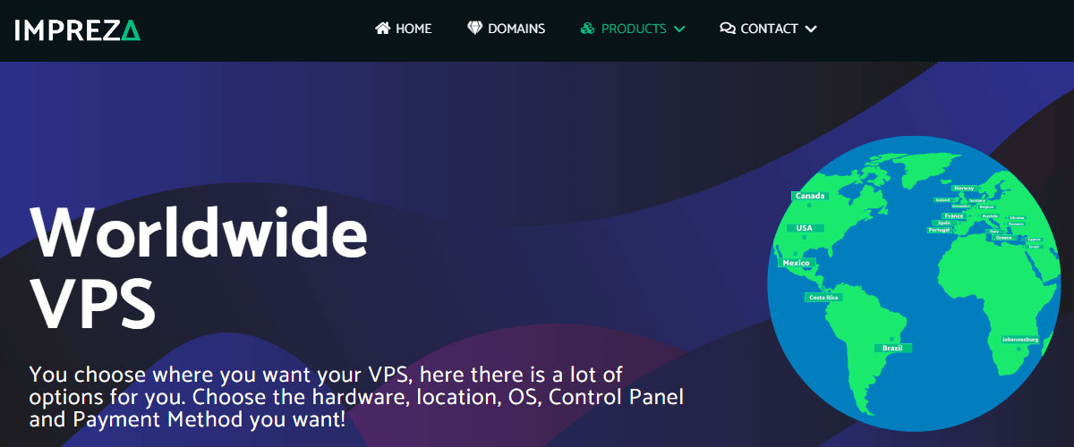 impreza vpn servers multiple locations