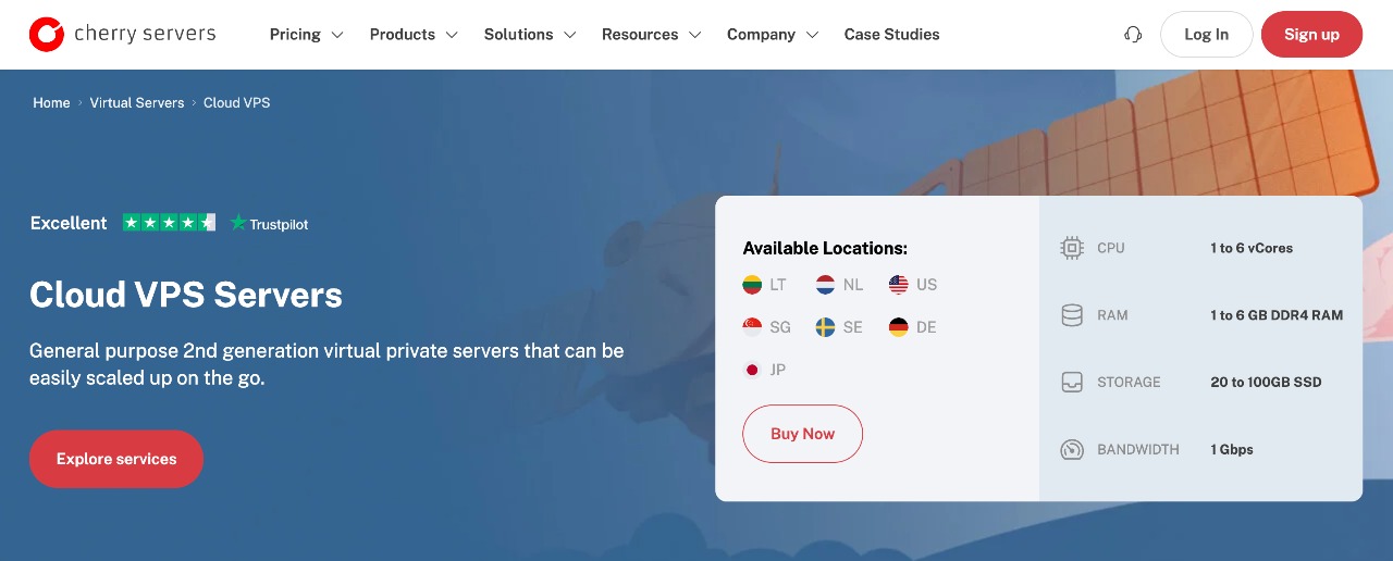 cherry servers cloud vm