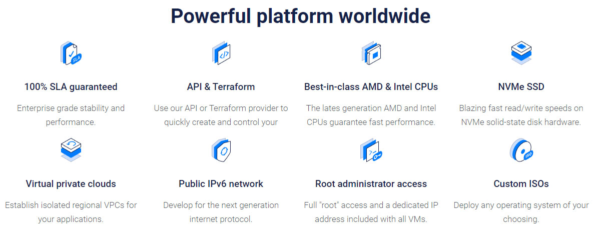 vultr cloud features