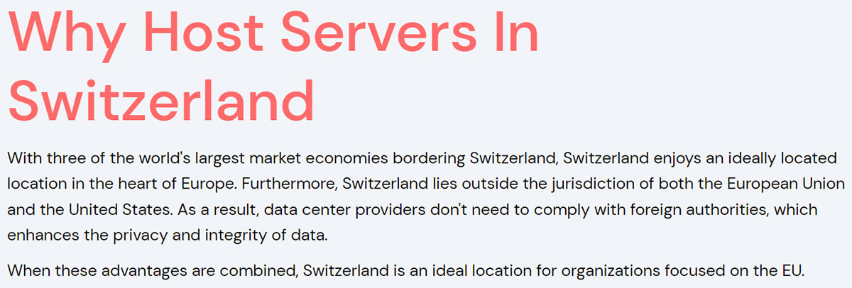 offshore hosting in switzerland