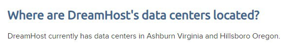 where are dreamhost servers located