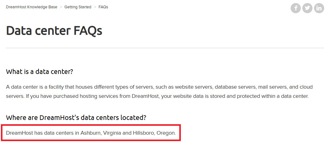 dreamhost data center locations