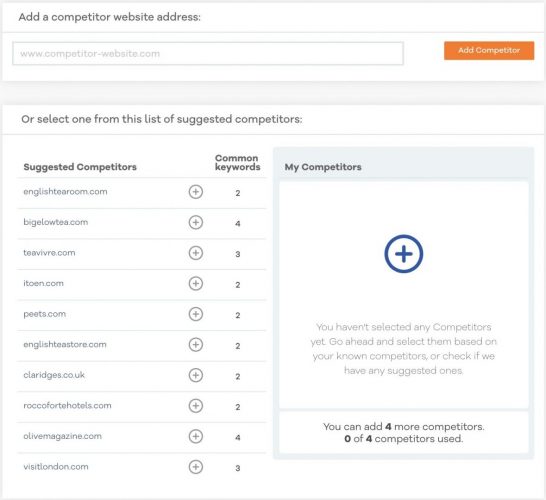 HostGator Competitor Analysis