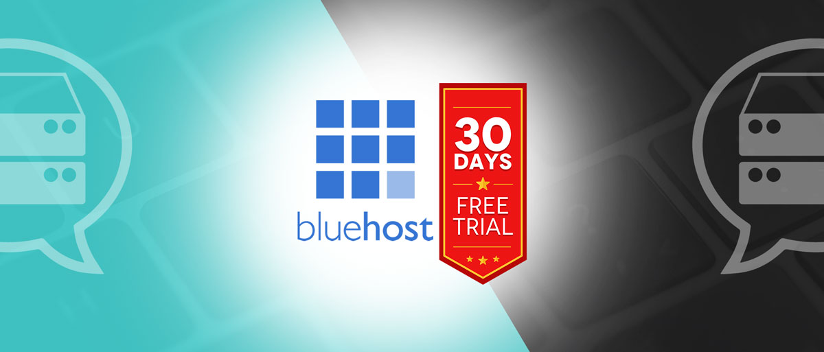 bluehost free trial hosting plan