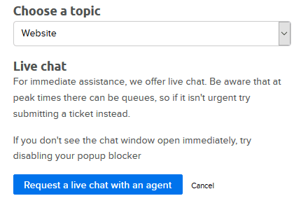 dreamhost live chat support