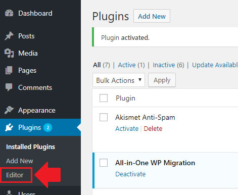 edit all in one wp migration plugin