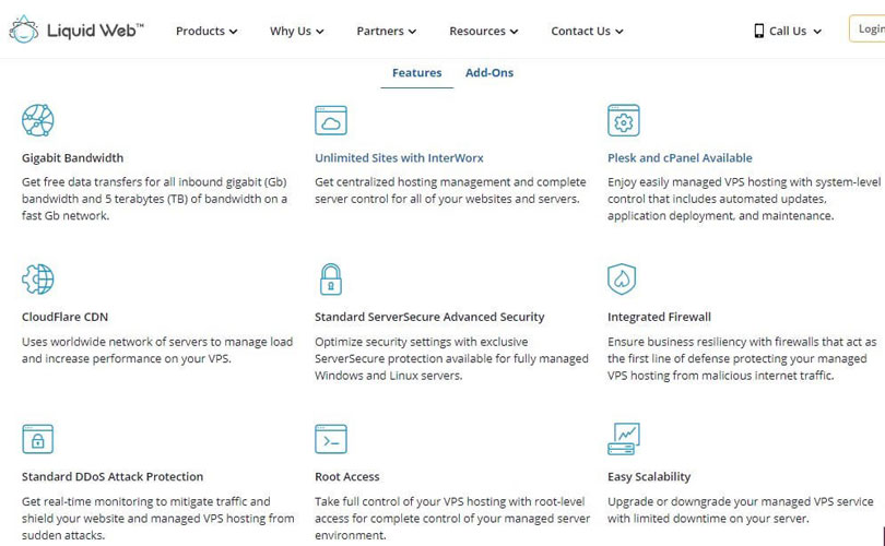 liquid web features