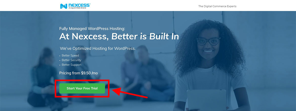 nexcess managed wordpress hosting free trial