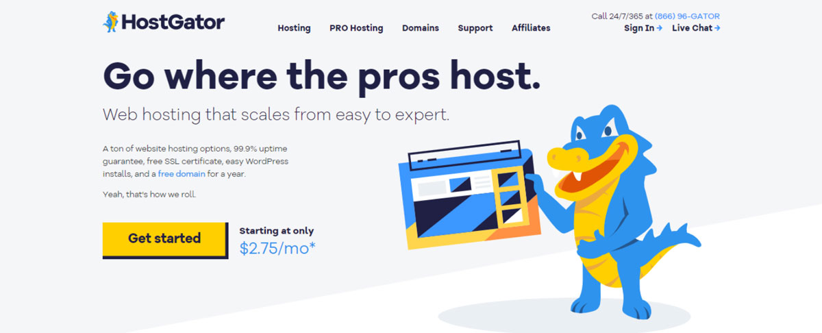 hostgator web hosting