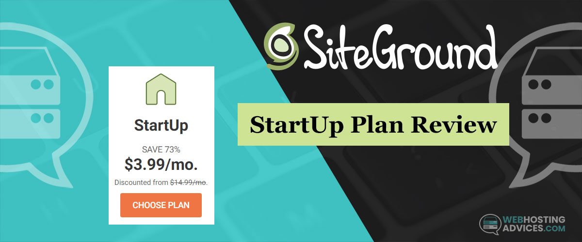 siteground startup plan review