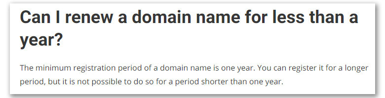 siteground domain renewal term