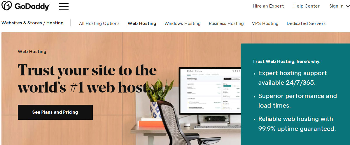 godaddy web hosting